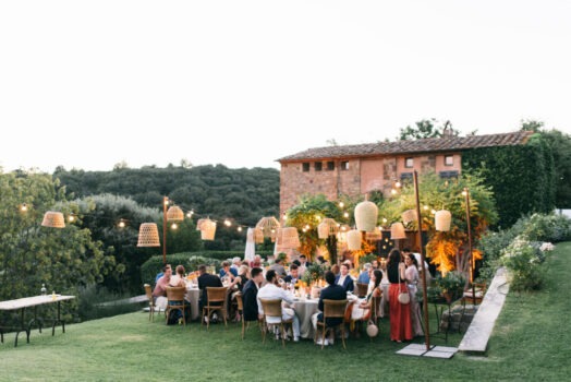 A wedding venue in Tuscany