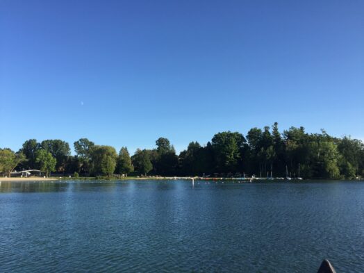 a view of Elkhart Lake Wisconsin