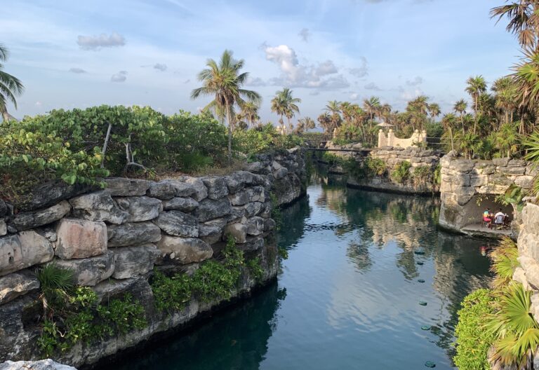 Exterior of the Xcaret Mexico resort in Riviera Maya