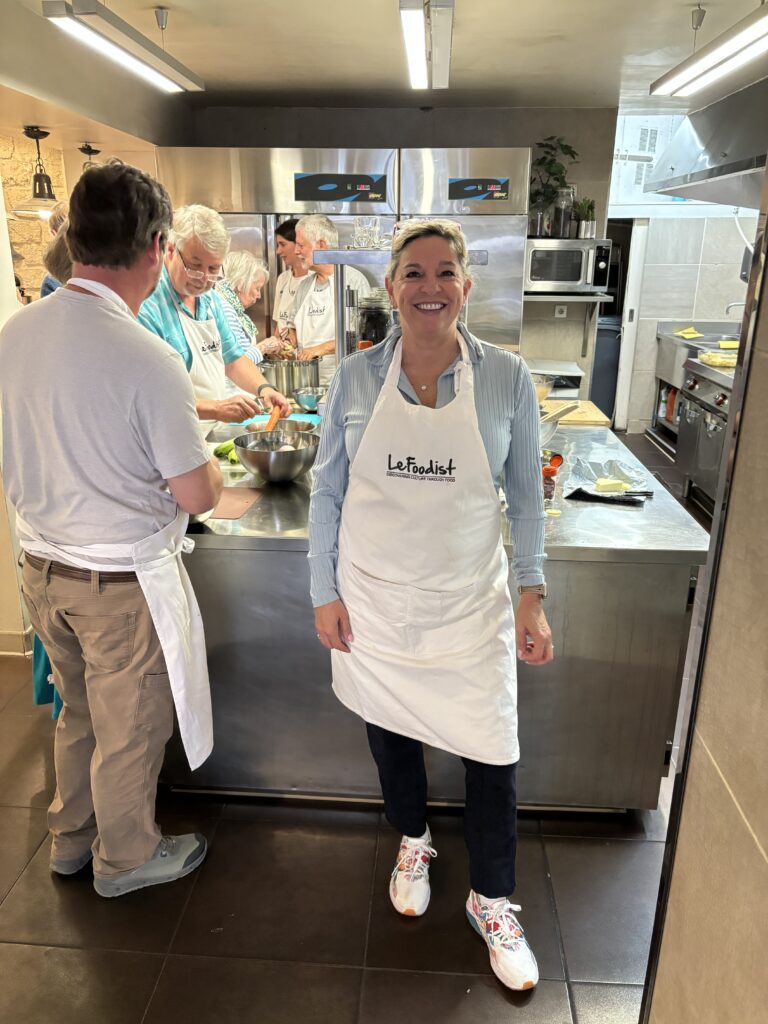 a day at a cooking class in Paris