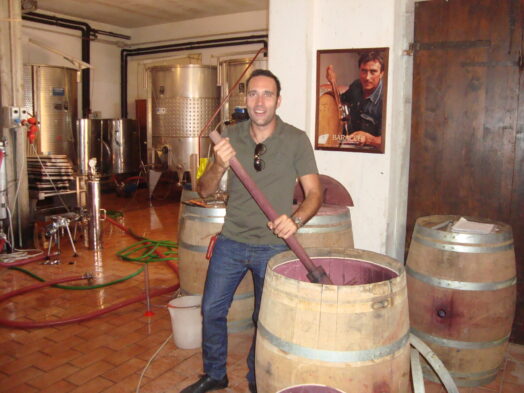 Visiting a winery in Tuscany Italy