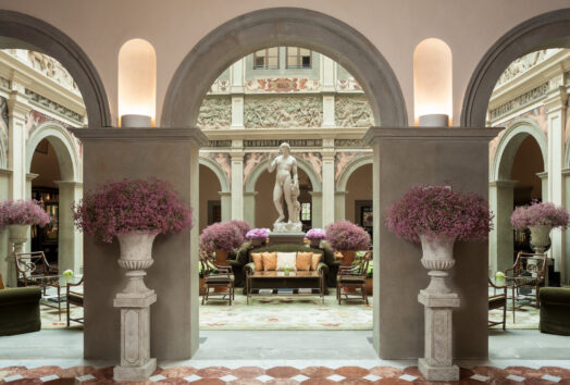 A luxury hotel in Florence as part of Italy trip itineraries