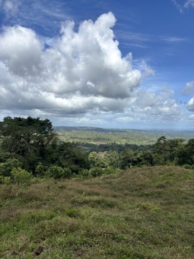 a view of the countryside in La Fortuna Costa Rica