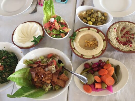 Different foods that are served in Jordan