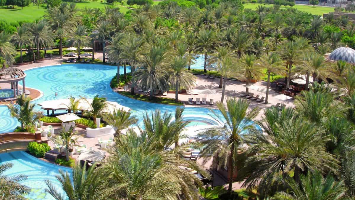 a waterpark in Yas Island Abu Dhabi