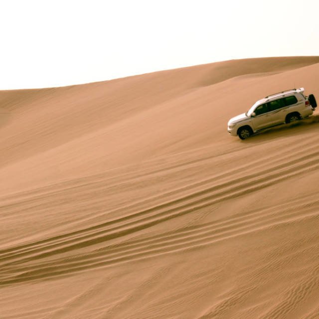 dune bashing in doha