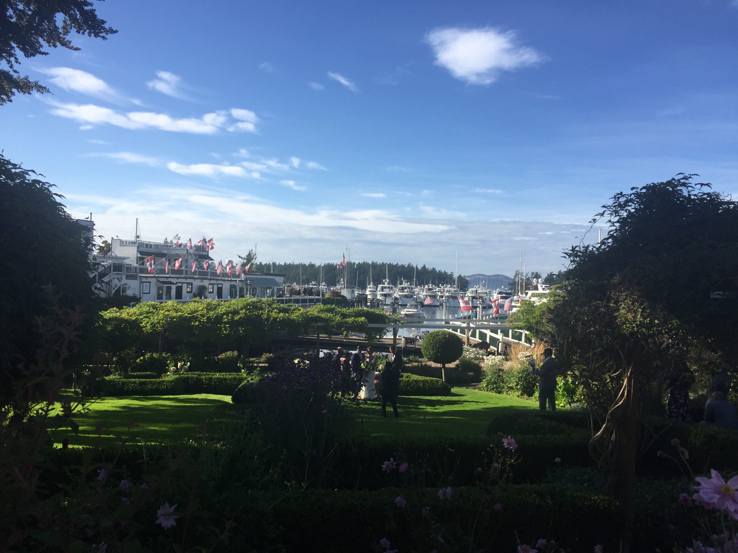 a view of Friday Harbor in the San Juan Islands