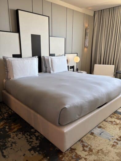 a hotel room at Grand Hyatt Barcelona