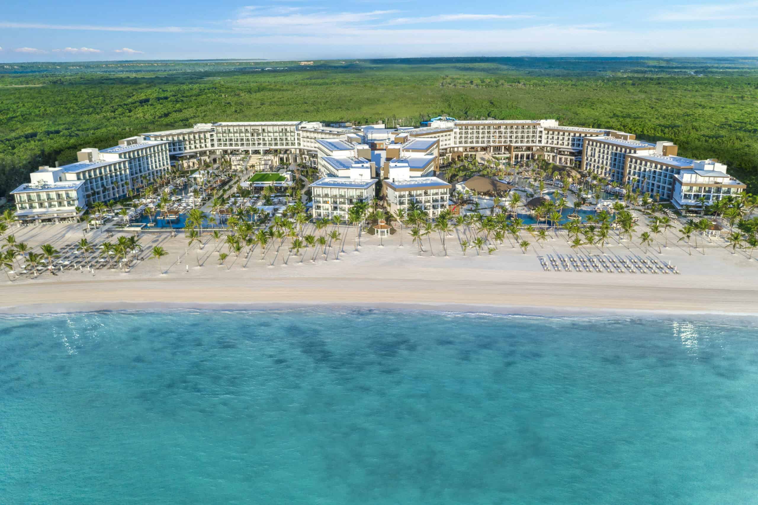 Beachfront resort in Punta Cana with ocean views and luxurious amenities.