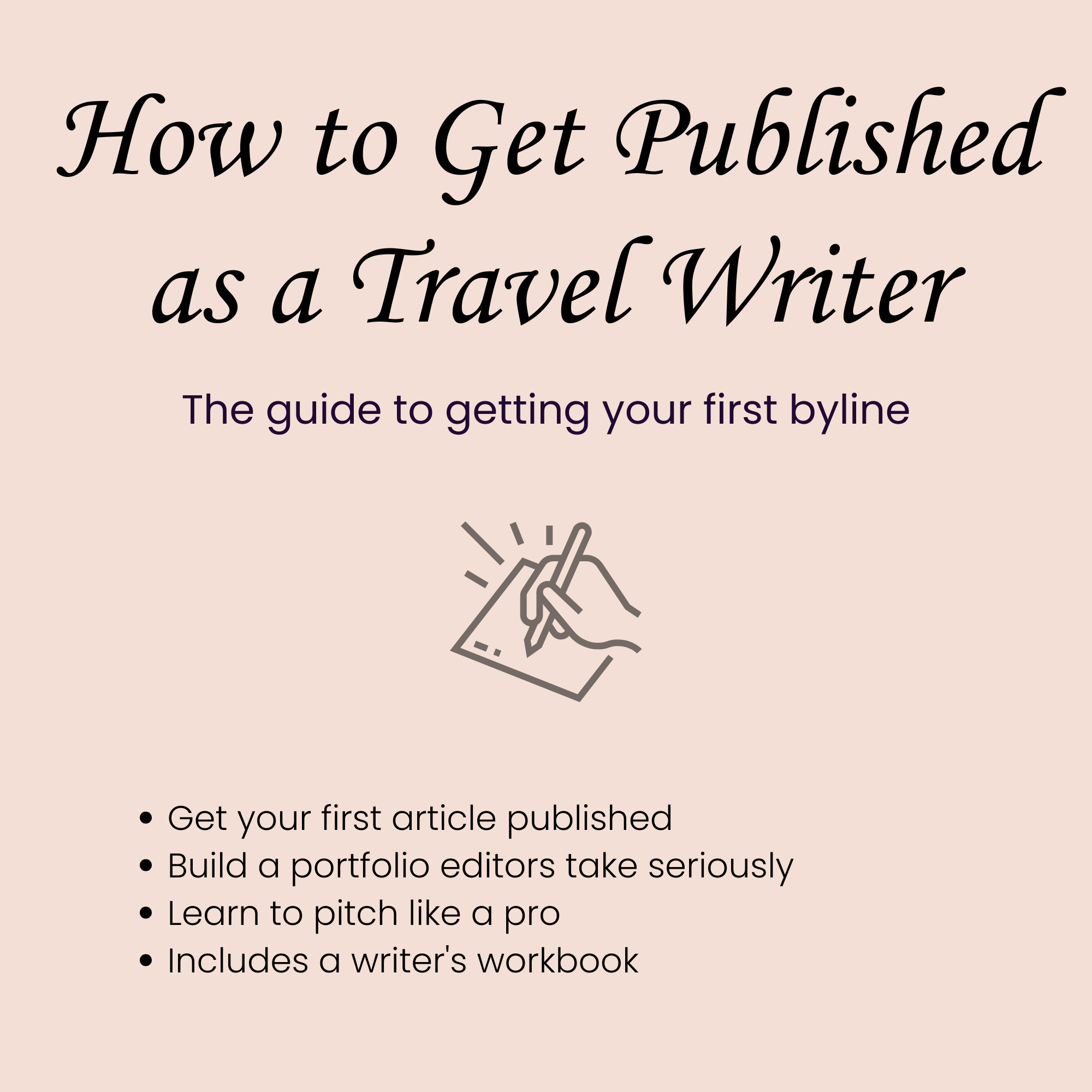 How to Get Published as a Travel Writer
